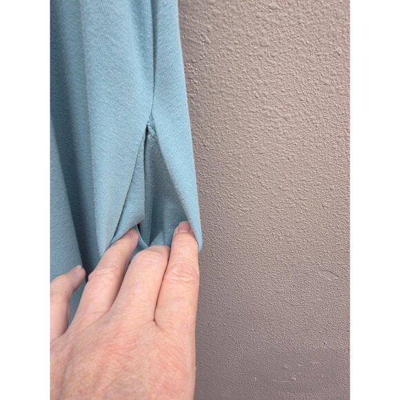 Moe & Arrow Dress Womens 3X Blue Sleeveless Tank Pockets Soft Stretchy Casual - Picture 4 of 10